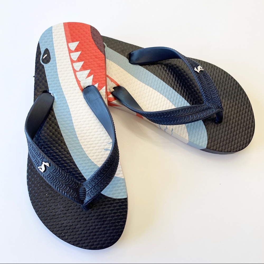 Joules- Boys Shark Flip Flops 🦈